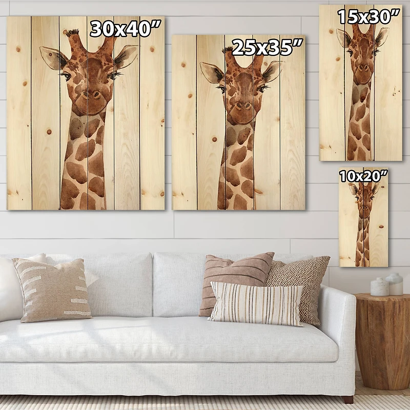 Designart - Portrait of A Giraffe X