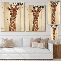Designart - Portrait of A Giraffe X