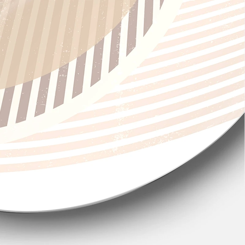 Designart - Abstract Sun and Moon In Mountains III