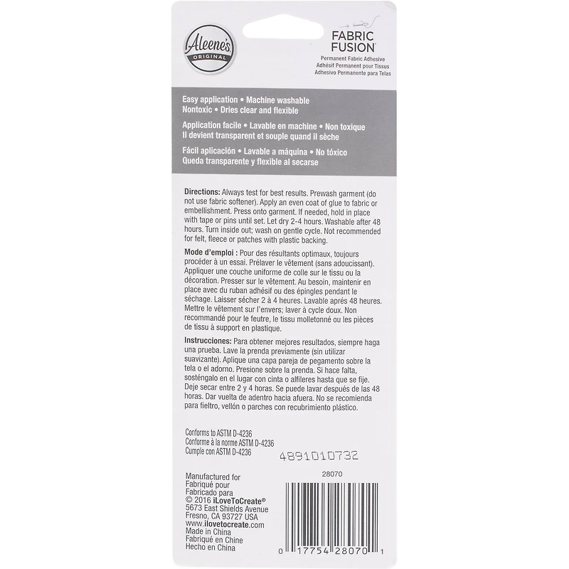 Aleene's® Fabric Fusion® Permanent Glue Pens, 0.63oz.