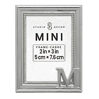 Mini Silver M Frame by Studio Décor®