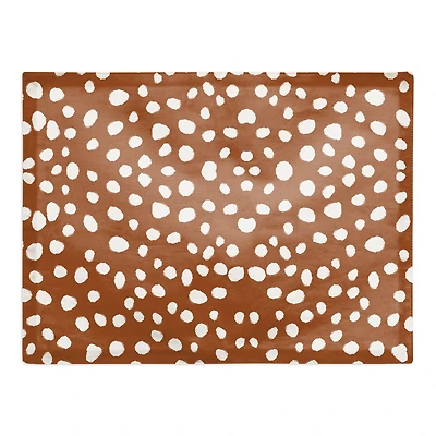 Teracotta Spots 18" x 14" Cotton Twill Placemat