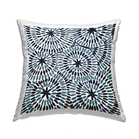 Stupell Industries Geometric Circles Layered Abstract Pattern Throw Pillow, 18" x 18"