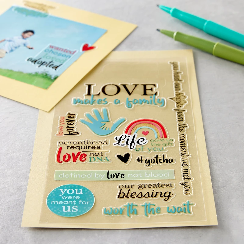 Baby Adoption Stickers by Recollections™