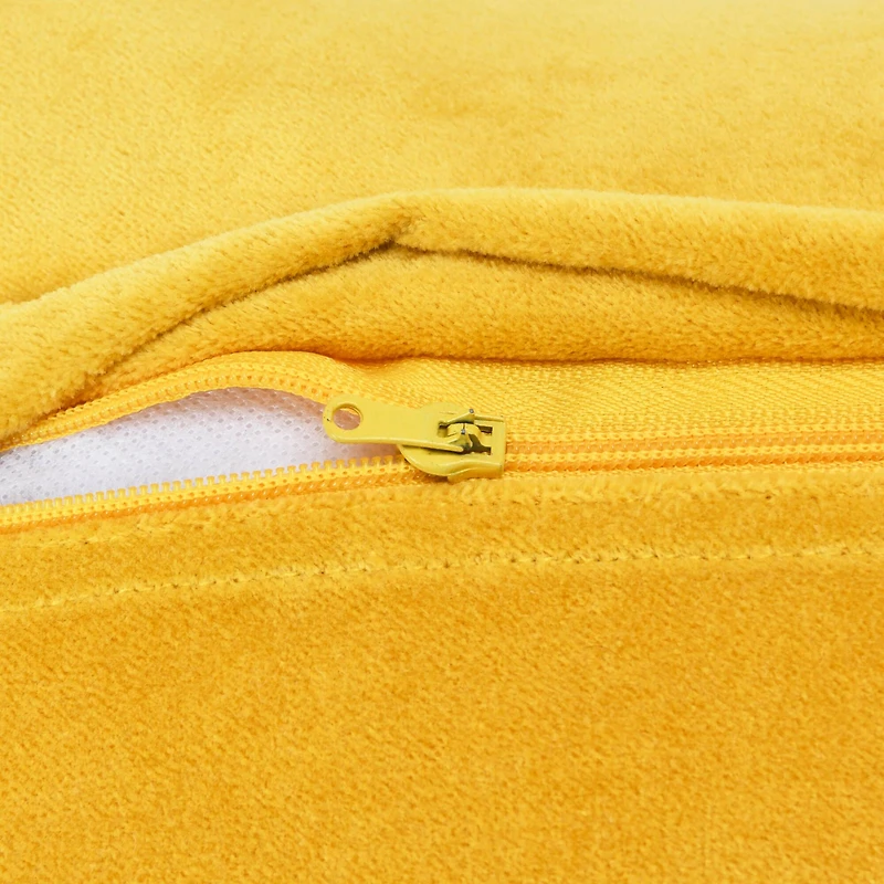 Hello Honey® Mustard Dragonfly Cotton Velvet Pillow