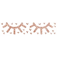RoomMates Eyelash Peel & Stick Glitter Wall Decals
