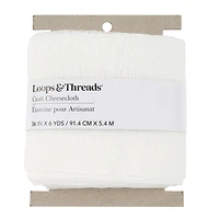 White Craft Cheesecloth by Loops & Threads®