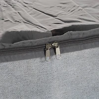 Simplify Heather Gray 12 Pair Under the Bed Shoe Storage Box