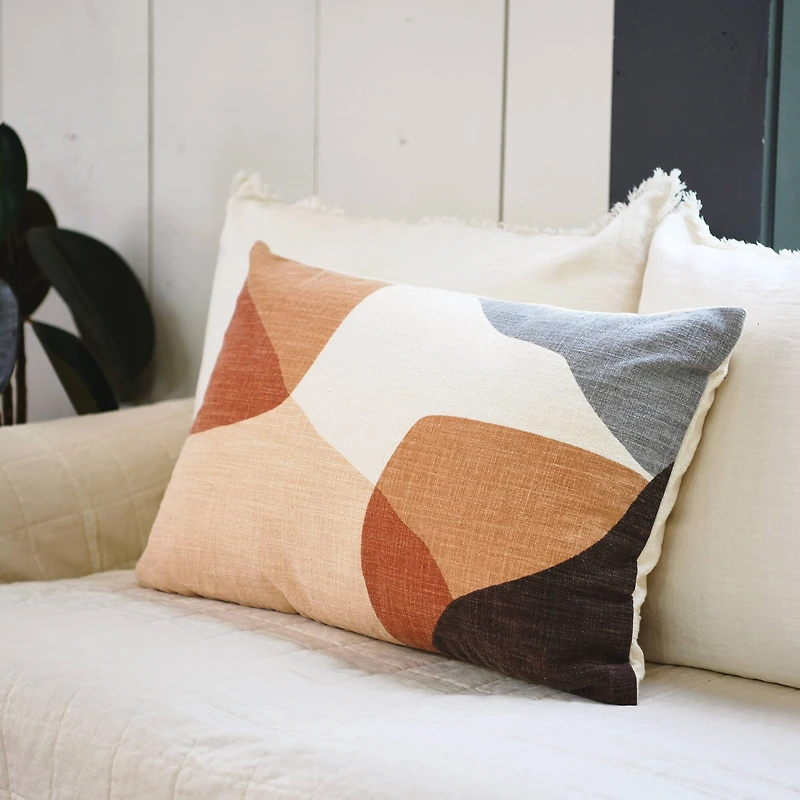 Hello Honey® Cotton Geometric Lumbar Decorative Throw Pillow
