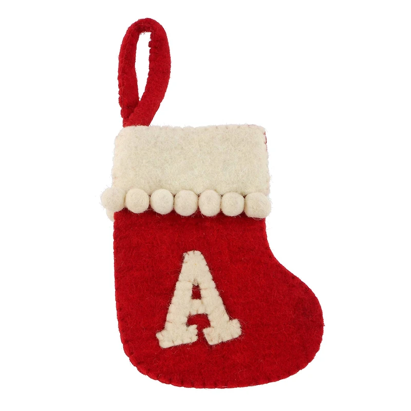 6" Monogram Mini Stocking by Ashland