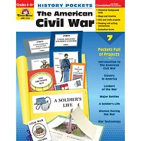 Evan Moor® History Pockets, The American Civil War, Grades 4-6