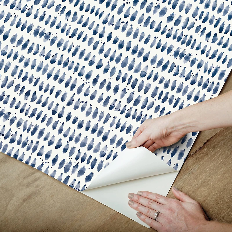 InHome Mystical Navy Peel & Stick Wallpaper