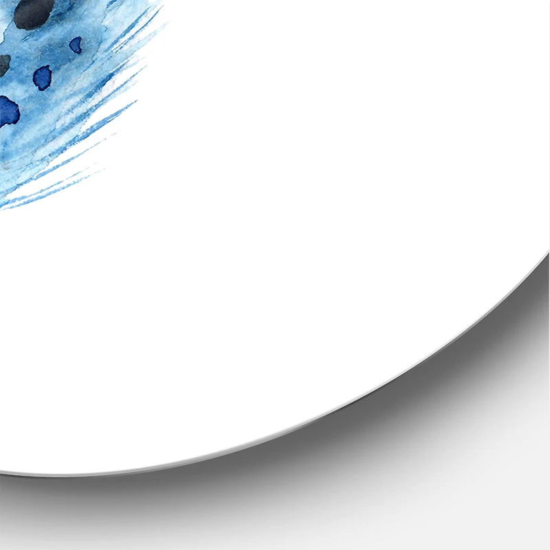 Designart - Blue Boho Feathers