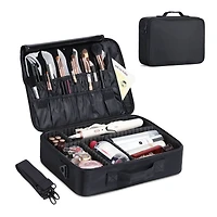NEX™ Large Black Travel Cosmetic Organizer
