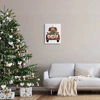 Stupell Industries Country Truck Christmas Gifts Canvas Wall Art