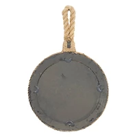 Natural Brown Rope Coastal Wall Mirrors Set