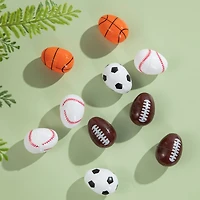 Glitzhome® Easter Plastic Fillable Sports Eggs, 48ct.
