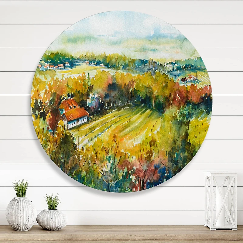Designart - Rural Autumn Landscape