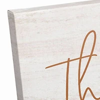 Thankful for Every Little Thing 18" x 12' Canvas Wall Art