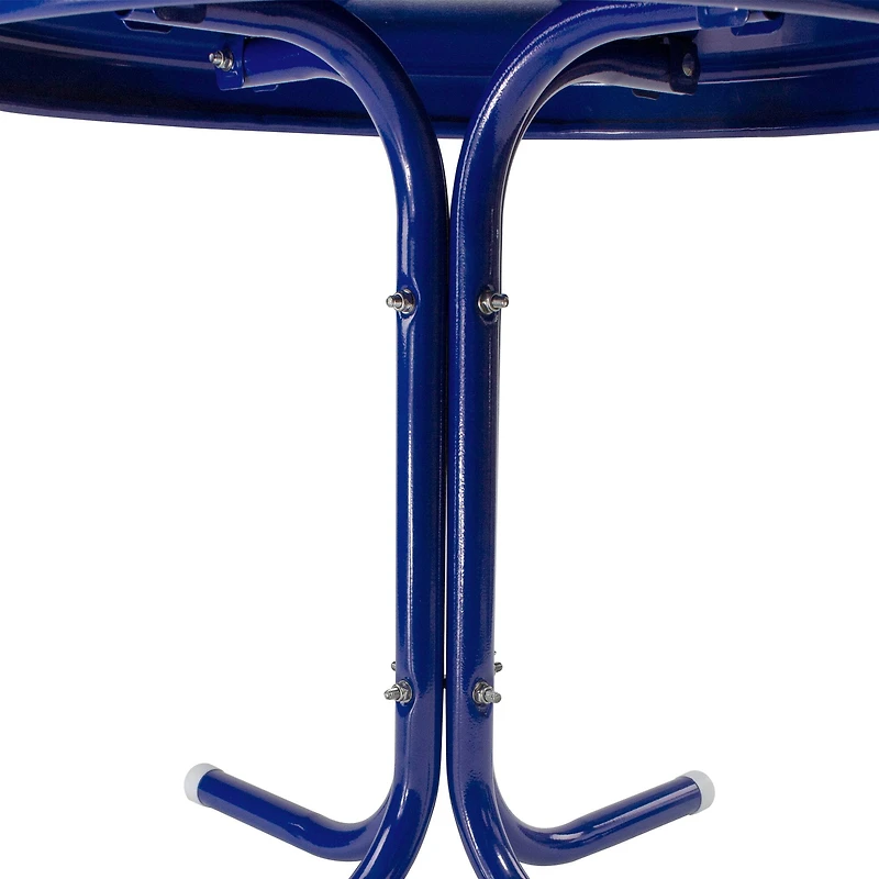 22" Outdoor Retro Tulip Side Table