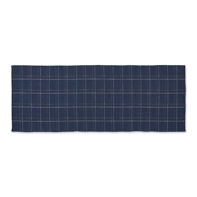 DII® Variegated Plaid Recycled Yarn Floor Runner