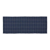 DII® Variegated Plaid Recycled Yarn Floor Runner