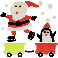 Double-Sided Christmas Gel Window Clings, 6ct.