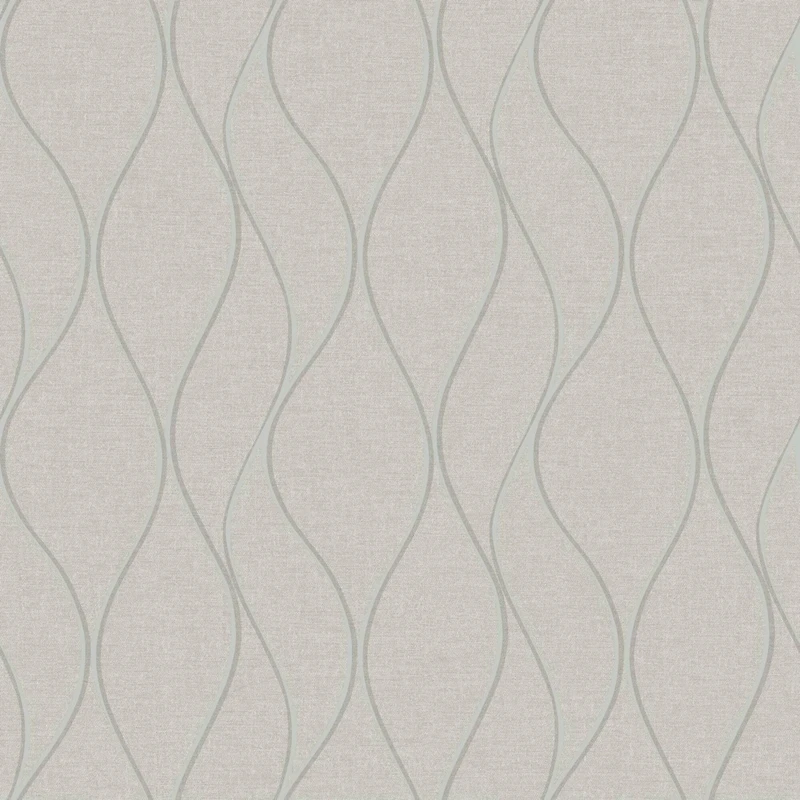 RoomMates Wave Ogee Peel & Stick Wallpaper