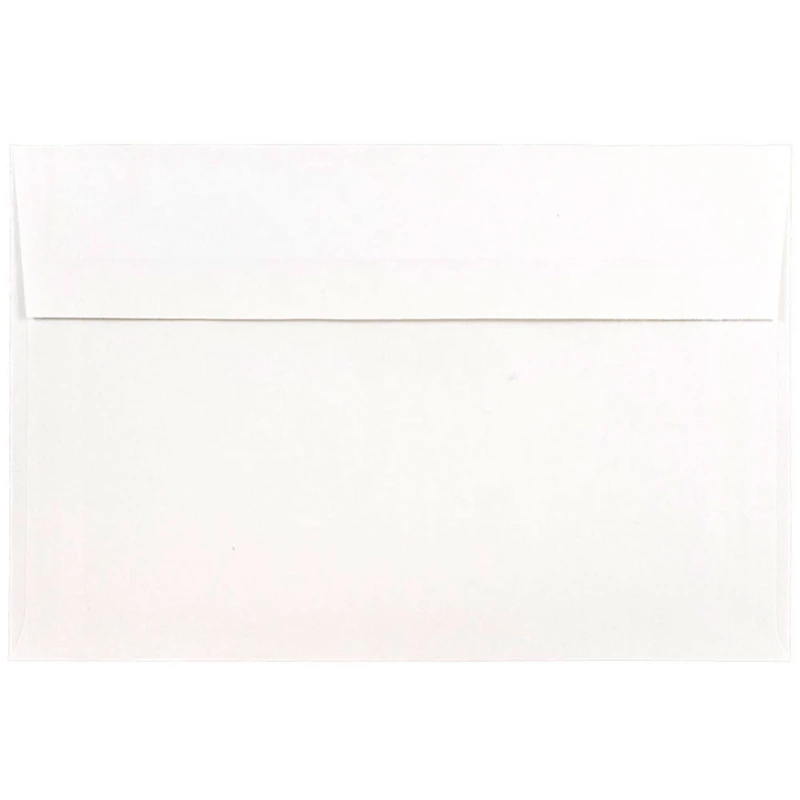 JAM Paper 6" x 9" Silver Foil Lined Invitation Envelopes
