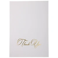 JAM Paper 5.375" x 7.75" Elegant Thank You Cards & Envelopes, 25ct.