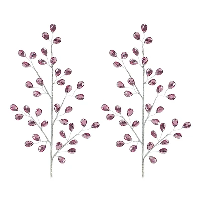 2ft. Purple Jewel Spray, 2ct.