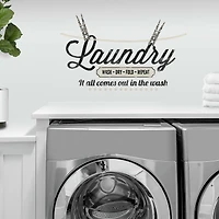 RoomMates Laundry Quote Peel & Stick Wall Decals