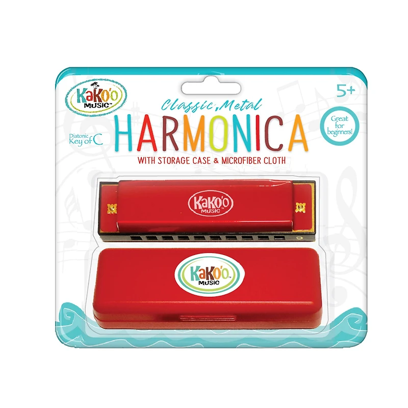 Salus Kako'o Red Classic Metal Harmonica