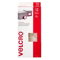 VELCRO® Brand Sticky Back Coins, 75 Sets