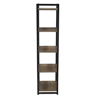 Household Essentials Jamestown 59" 5-Shelf Narrow Bookshelf