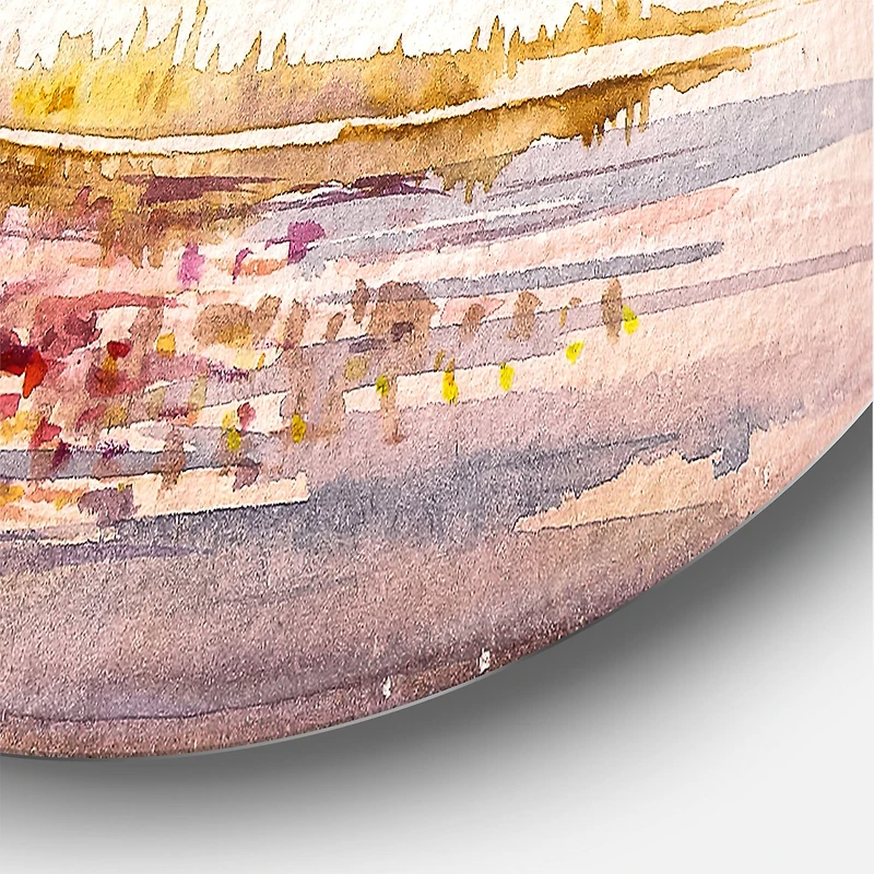 Designart - Yellow and Orange Autumn Tree