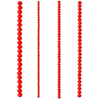 Glass Faceted Rondelle Beads by Bead Landing