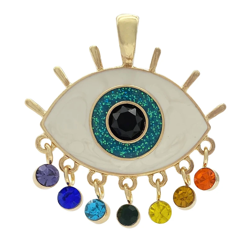 Rainbow Evil Eye Pendant by Bead Landing™