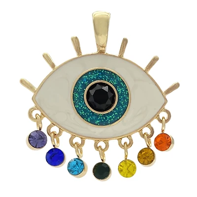 Rainbow Evil Eye Pendant by Bead Landing™