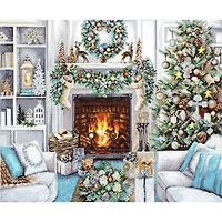 Luca-S Christmas Interior Counted Cross Stitch Kit