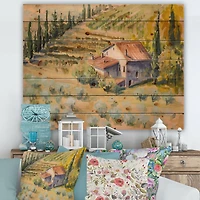 Designart - Little Farm In Countryside