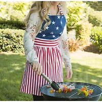 DII® Red, White & Blue Stars & Stripes Skirt Apron