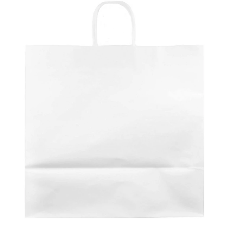 JAM Paper 16" White Kraft Gift Bags, 24ct.