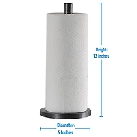 Laura Ashley Gray Speckled Paper Towel Holder