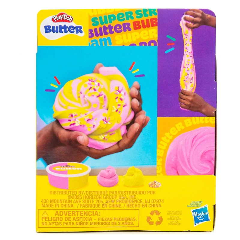 Play-Doh Pink & Yellow Sherbert Scented Butter Compound