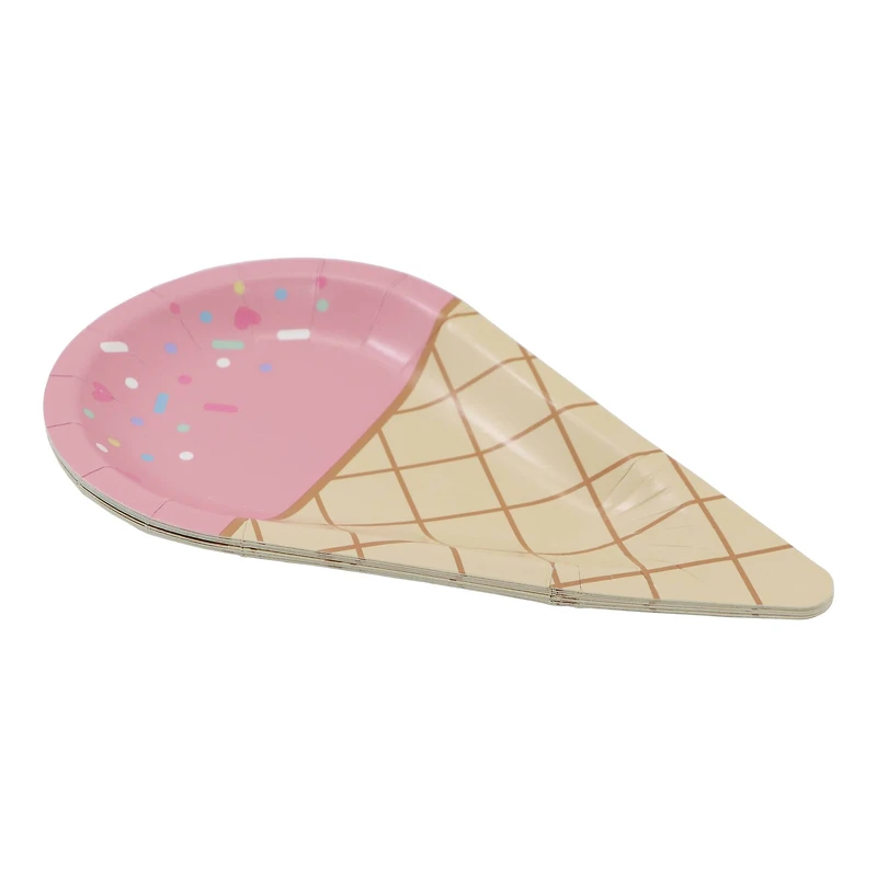 24 Packs: 8 ct. (192 total) 7" Ice Cream Dinner Plates by Celebrate It™