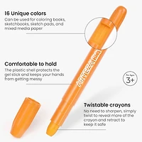 Arteza® Kids Gel Crayons, 16 ct