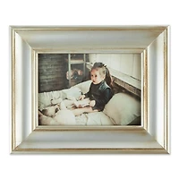 DII® Antique Silver Rub 5" x 7" Farmhouse Picture Frame
