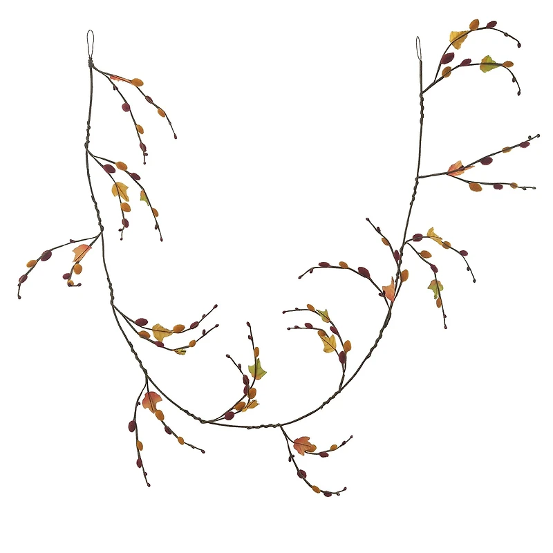 5ft. Berry & Leaves Coiled Garland by Ashland®