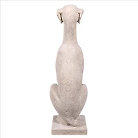 Design Toscano 35.5" Italian Greyhound Art Déco Whippet Sentinel Dog Statue